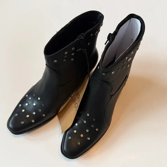 🆕 FRYE & CO Leather Studded Western Boots - Picture 5 of 9